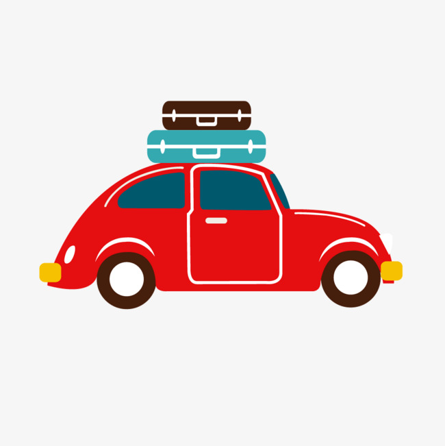 650x651 Cartoon Red Car Cargo, Cartoon Vector, Car Vector, Cartoon Png And