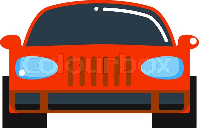 800x515 Sedan Red Car Design And Red Car Shiny Technology Style Vector