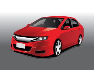 320x240 Vector Sports Red Car Car Art Illustrations And