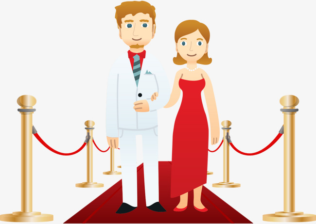 650x462 The Couple Walked The Red Carpet, Vector, New Personality, Pair