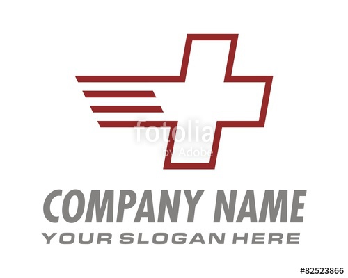500x400 Red Cross Logo Image Vector Stock Image And Royalty Free Vector