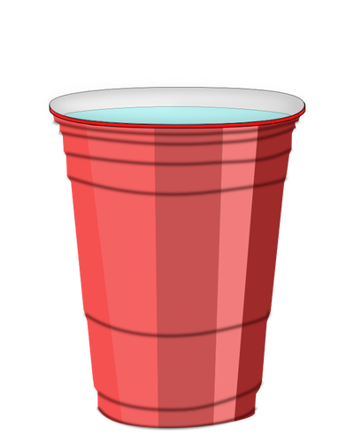 391x500 Red Plastic Cup Vector Clip Art Public Domain Vectors
