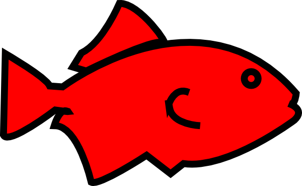 600x369 Red Fish Vector Clipart