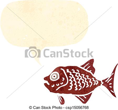 450x418 Retro Cartoon Red Fish.