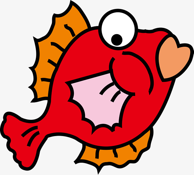 650x584 Vector Red Fish, Fish Vector, Cartoon Fish, Ocean Kingdom Png And