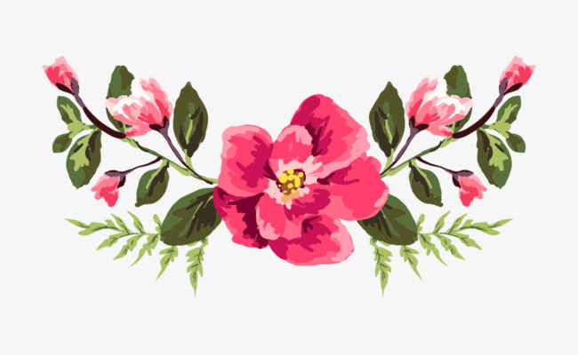 650x400 Chinese Red Flowers Vector, China, Element, Flowers Png And Vector