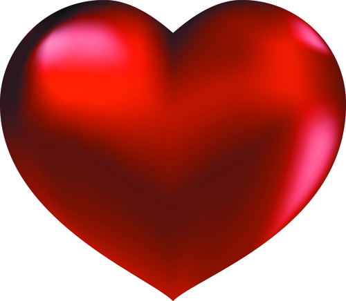 500x436 A Few Red Heart Vector Free Vector 4vector