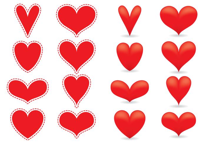 700x490 Red Heart Vectors