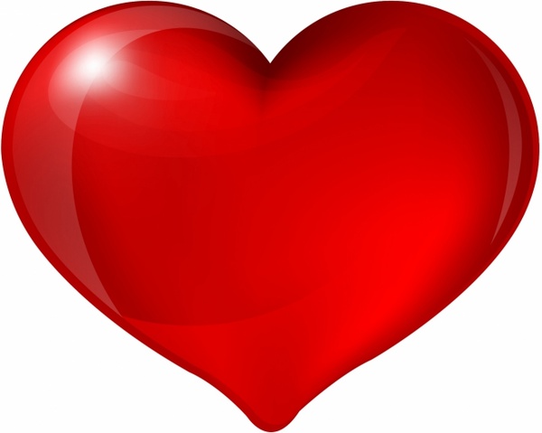 600x479 Red Heart Free Vector In Adobe Illustrator Ai ( .ai