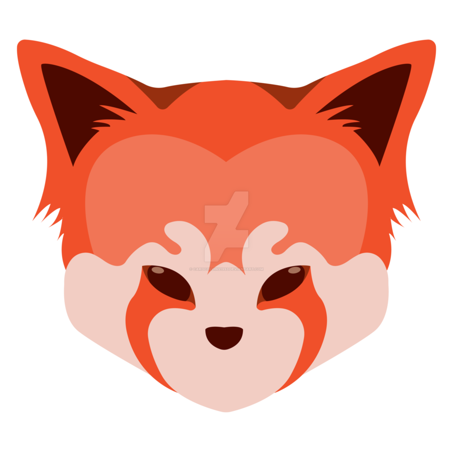 894x894 Red Panda Logo By Carocollins1993