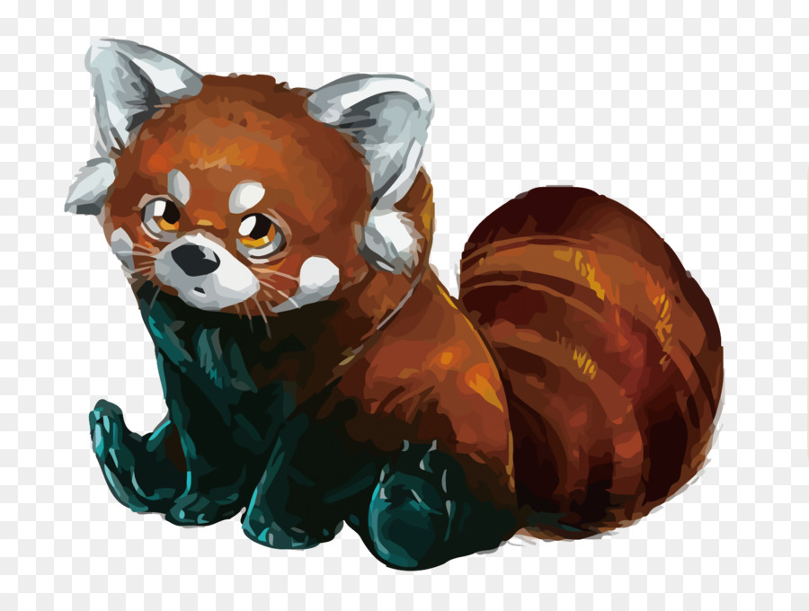 900x680 Red Panda Giant Panda Drawing