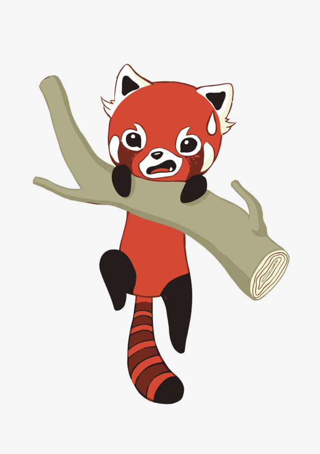 650x920 Vector Red Panda, Cartoon, Small Panda, Png Material Png And