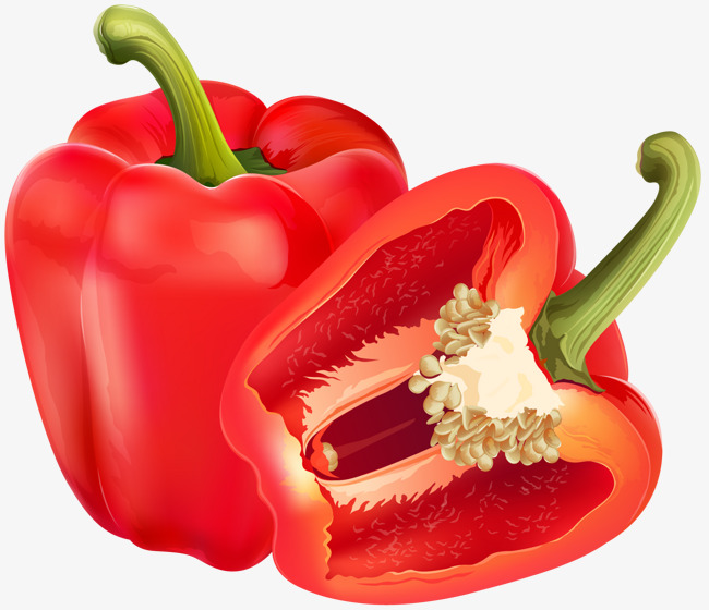 650x560 Red Bell Pepper, Vector Material, Chili, Bell Pepper Png And