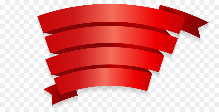 900x460 Paper Red Ribbon Clip Art