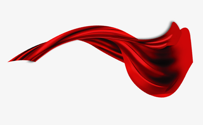 650x400 Vector Painted Red Ribbon, Ribbon Vector, Vector, Hand Painted Png