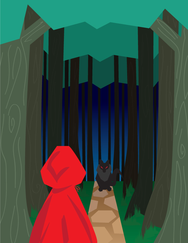 612x791 Red Riding Hood By Schlissel Art