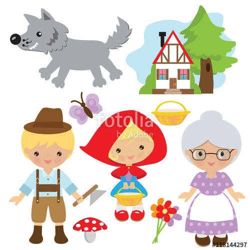 500x500 Red Riding Hood Vector Illustration Stock Image And Royalty Free