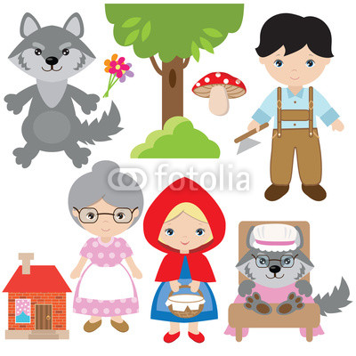 400x400 Red Riding Hood Vector Cartoon Illustration Buy Photos Ap