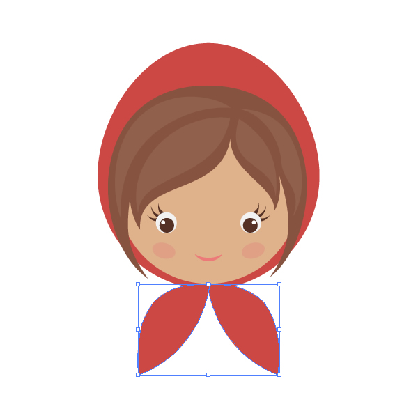 600x600 How To Draw Little Red Riding Hood With Basic Shapes In Adobe