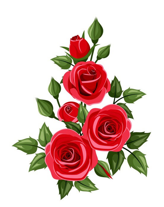 Red Rose Vector at GetDrawings | Free download