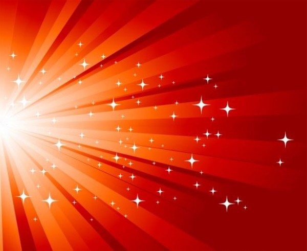 600x491 Red Starburst Abstract Vector Background