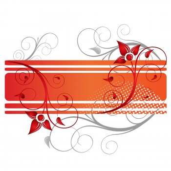 350x350 Flower Vector Ai Illustrator Design, Red Vector Flower