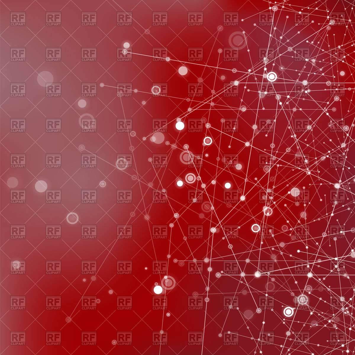 1200x1200 Red Technology Background With Particle Vector Image Vector