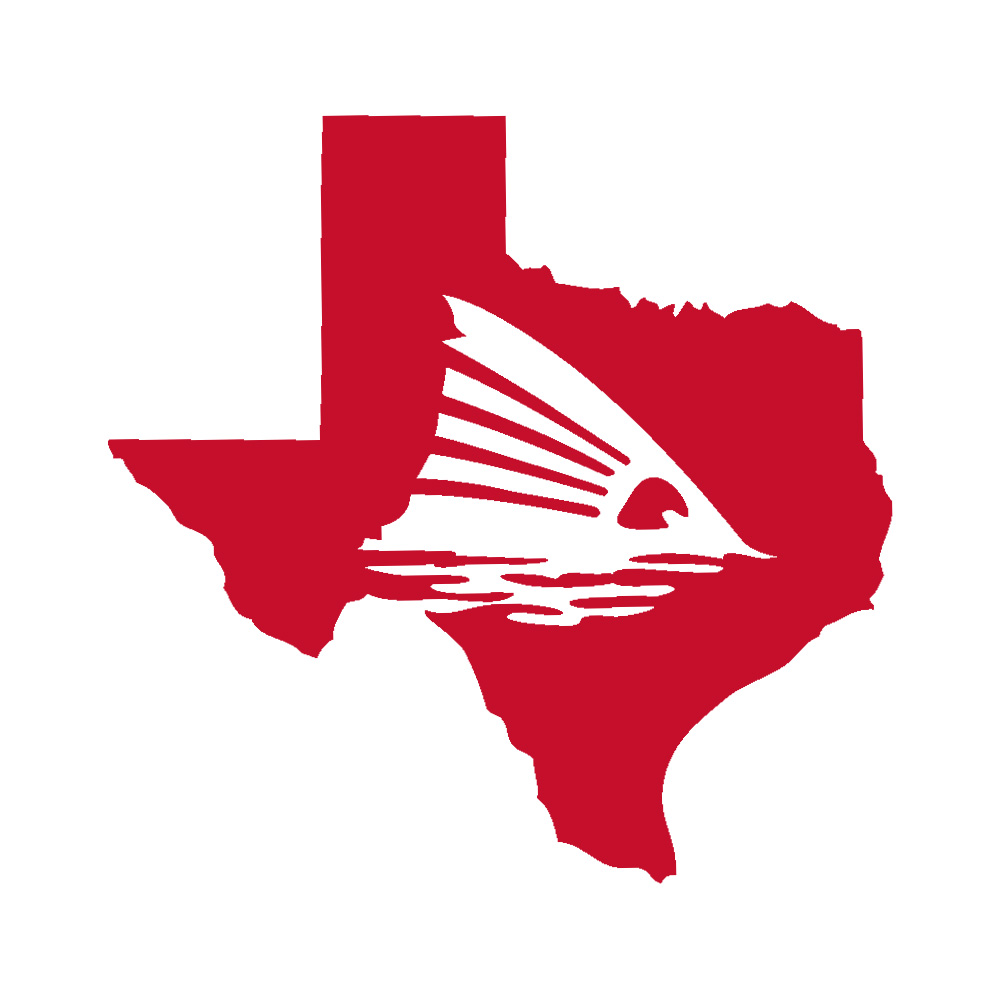 1000x1000 Texas With Redfish Tail Vinyl Decal Sticker In (Dark Colors) Ebay