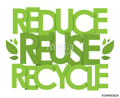 500x409 Reduce Reuse Recycle Typography Poster Stock Image And Royalty