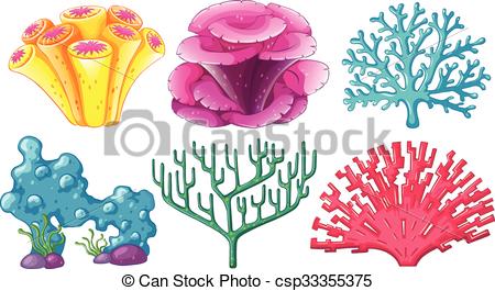 450x265 Different Type Of Coral Reef Illustration.