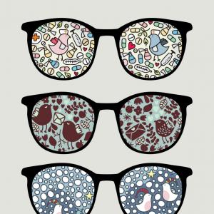 300x300 Photostock Vector Drawing Of Girl With Afro Hairs And