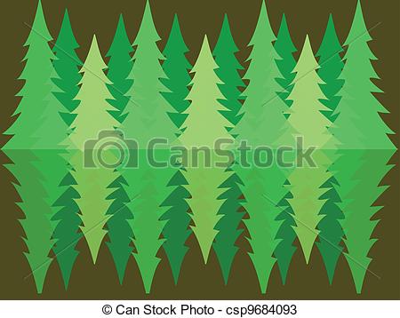450x358 Pine Forest Reflection Vectors