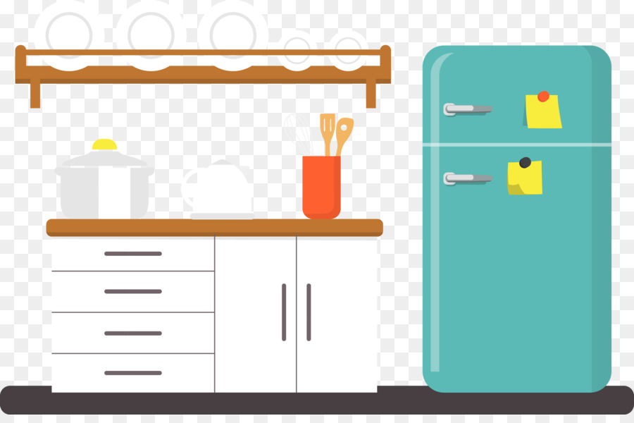 900x600 Kitchen Furniture Refrigerator