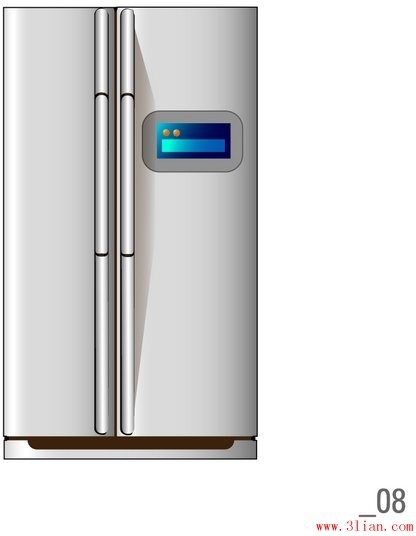 416x536 Refrigerator Vector Free Vector In Adobe Illustrator Ai ( .ai