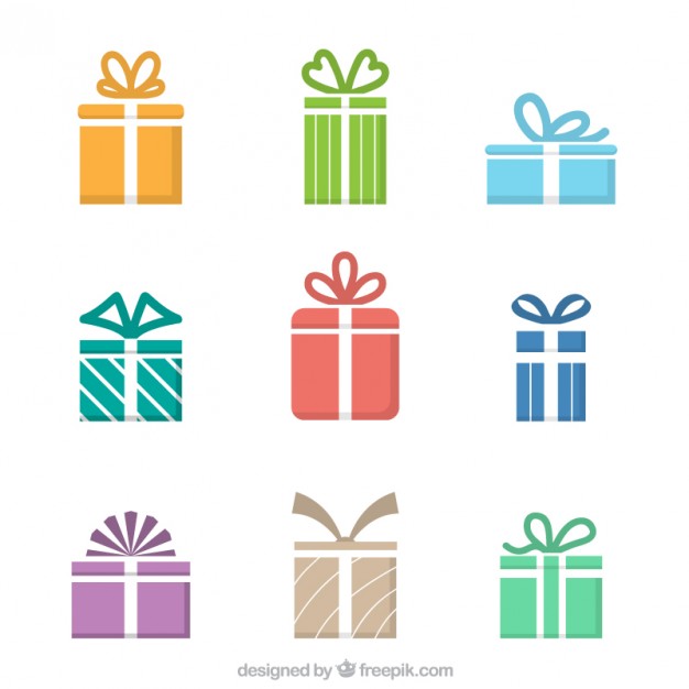 626x626 Colored Gift Icons Vector Free Download
