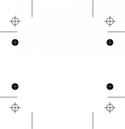 409x425 Registration Marks Clipart