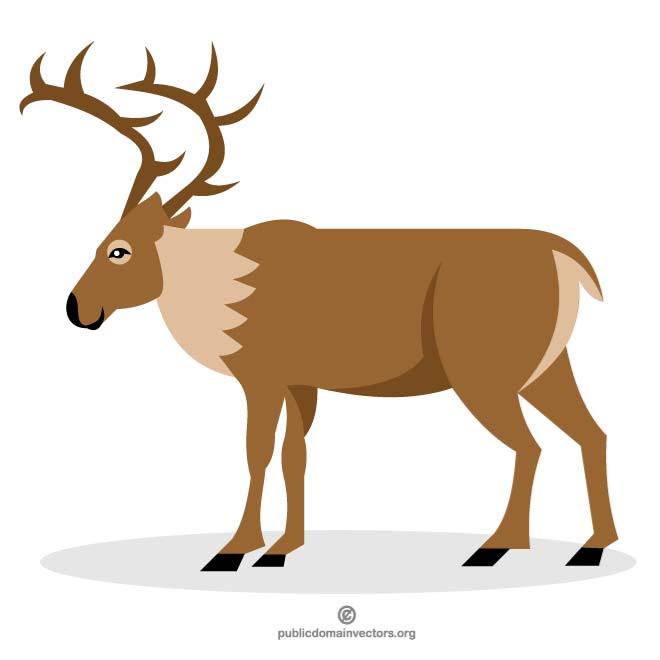 660x660 Reindeer Vector Image