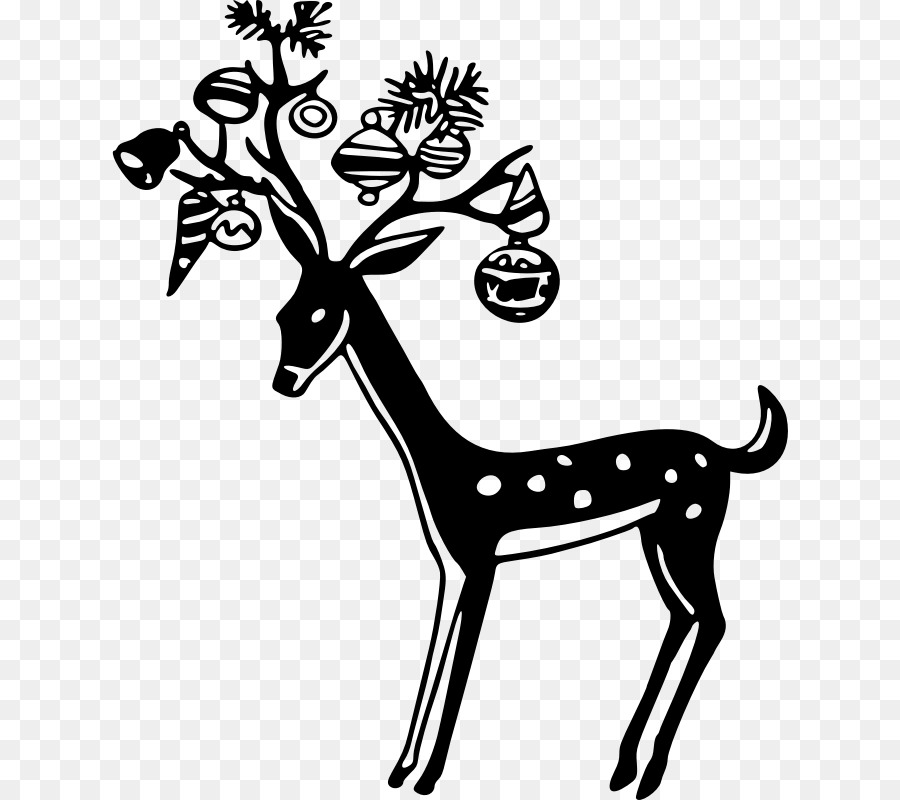 900x800 Reindeer Christmas Clip Art
