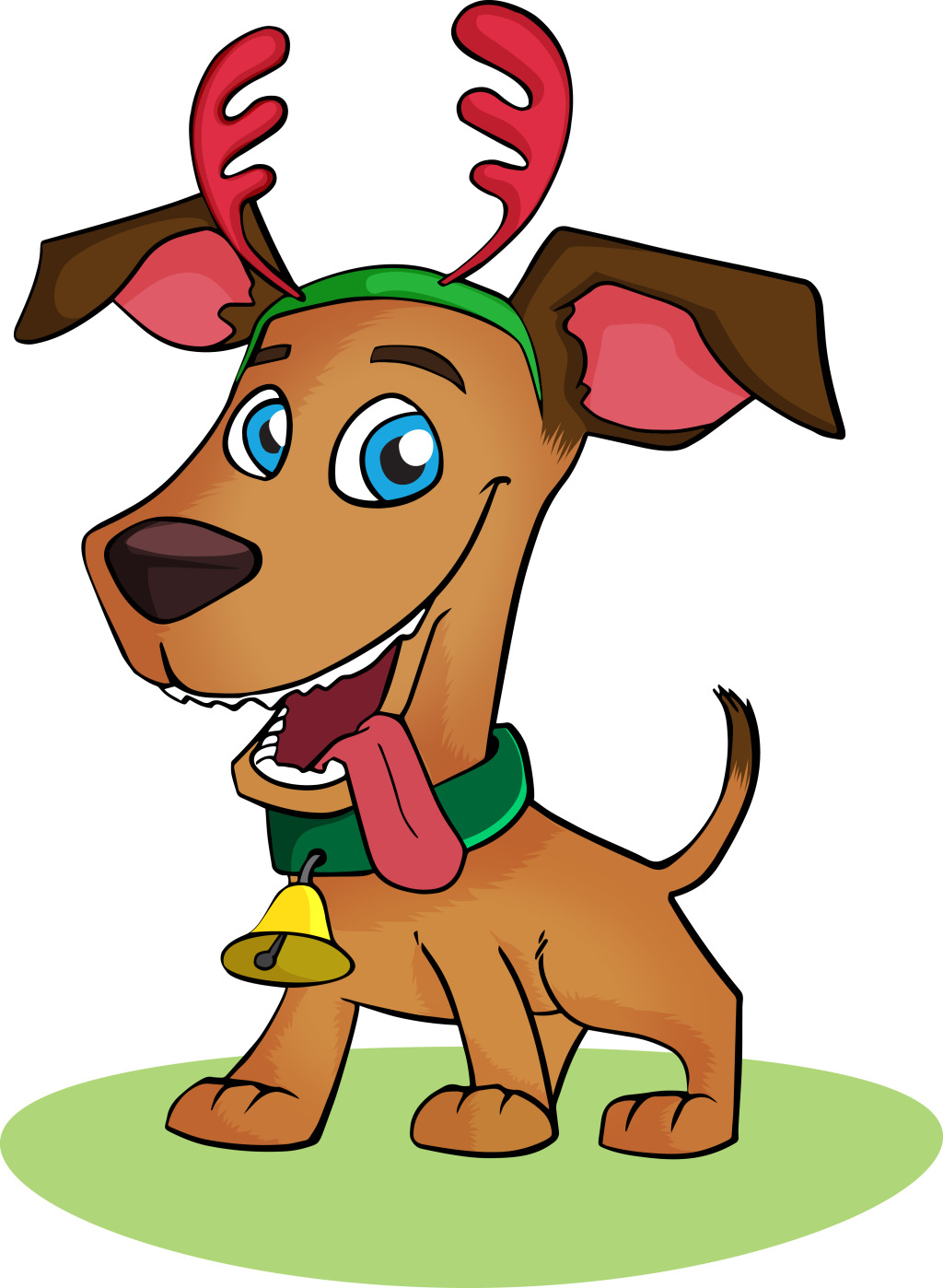 1024x1398 Cartoon Reindeer Vector Design Free Download Ai Files