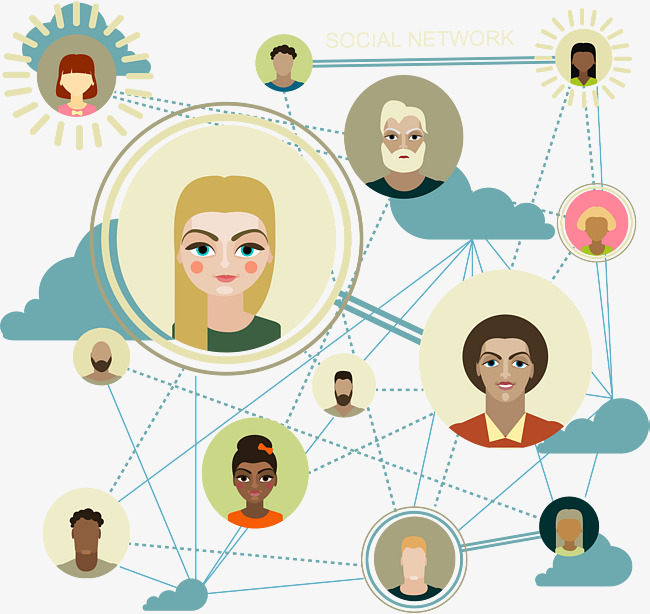 650x614 Flattened Person Relationship Vector, Person Vector, Flat