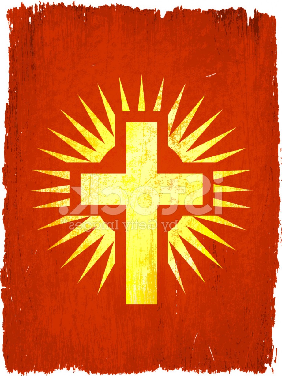 921x1228 Christian Religious Cross On Royalty Free Vector Background