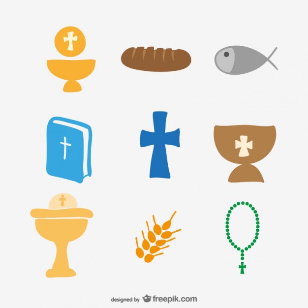 626x626 Church Icons Drawing Set Vector Free Download