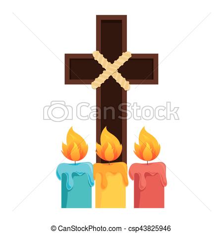 450x470 Cross Religious Symbol Icon Vector Illustration Design Eps Vector