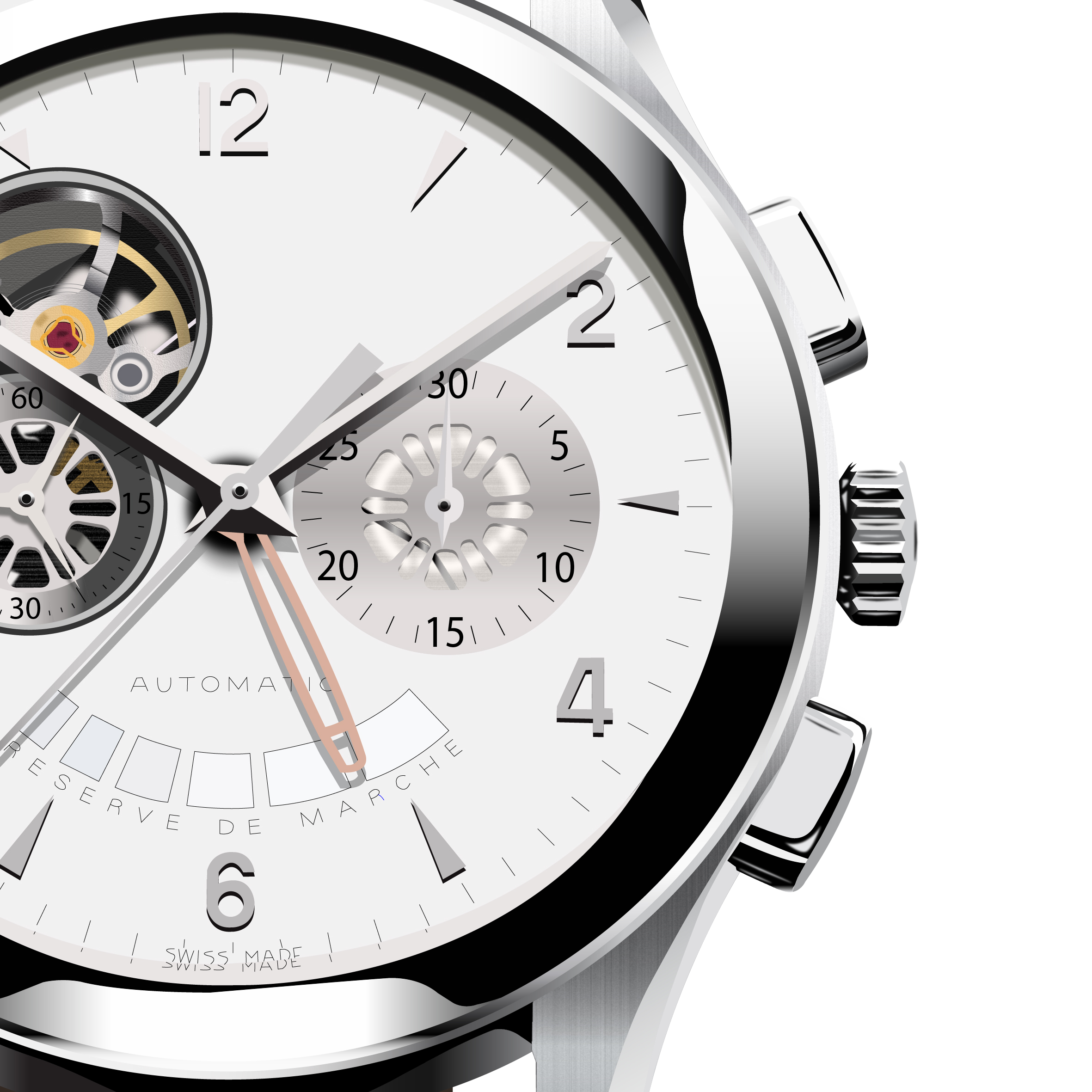 2362x2362 Reloj Vector