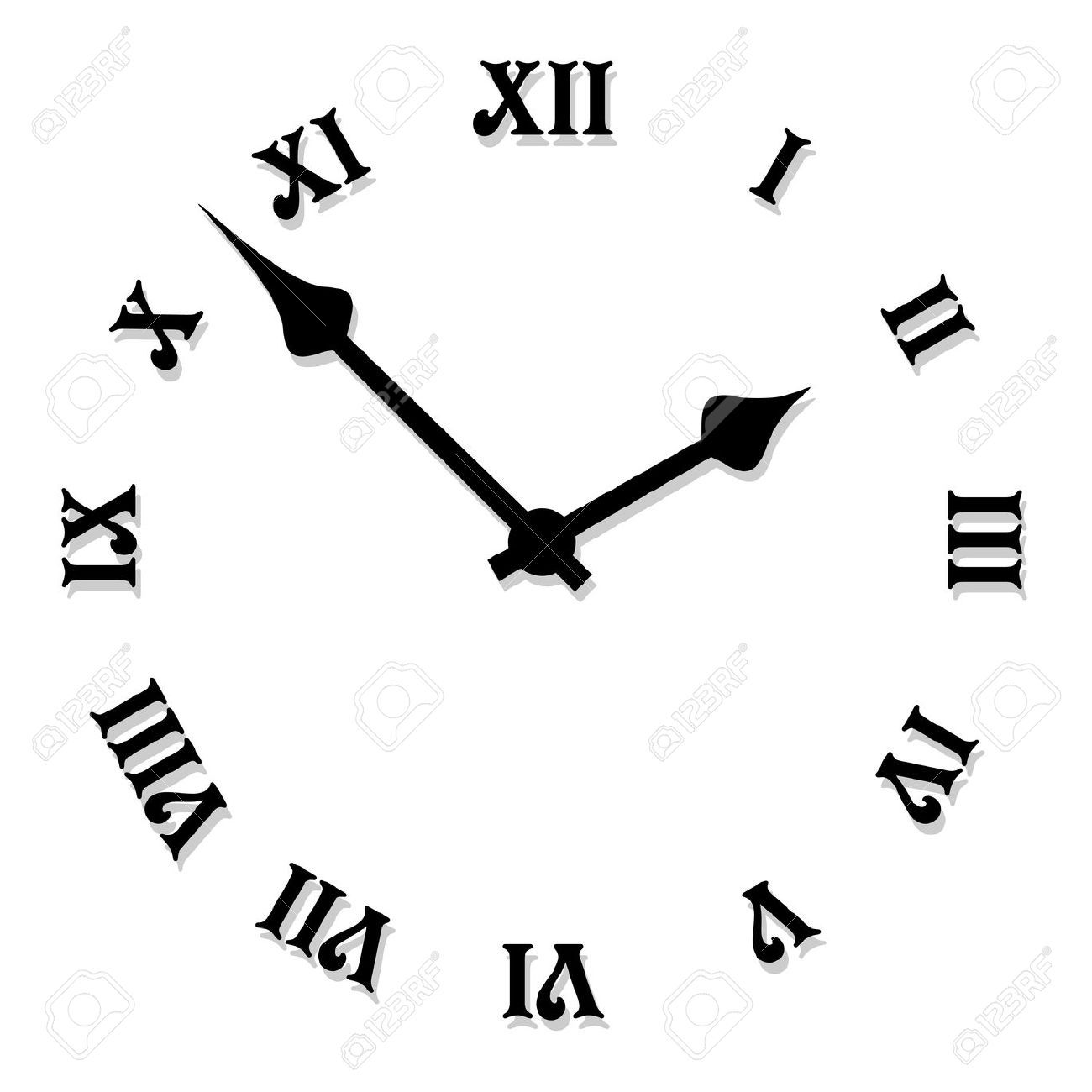 1300x1300 Vector De Reloj Reloj Y Las Horas. Clock Faces