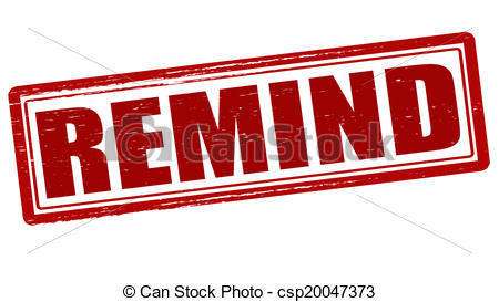 450x273 Reminder. Stamp With Word Reminder Inside, Vector Illustration.