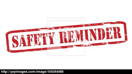 512x288 Safety Reminder Vector