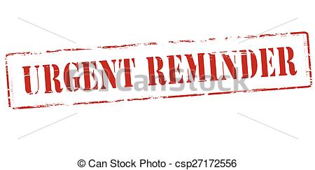 450x243 Urgent Reminder. Rubber Stamp With Text Urgent Reminder Inside