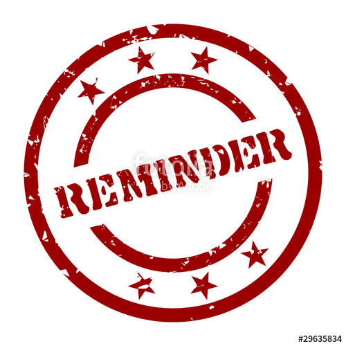 500x500 Stempel Reminder I Stock Image And Royalty Free Vector Files On