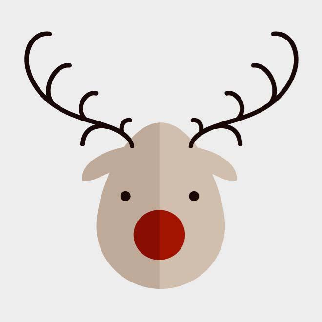 660x660 Reindeer Vector Icon